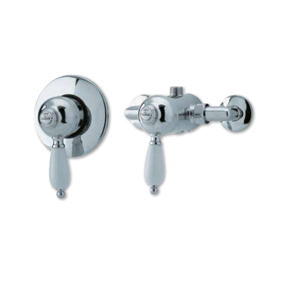 Nostalgic Manual Traditional Shower Valve Concealed or Exposed 