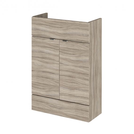 Hudson Reed Fusion Driftwood 600mm Vanity Unit - Compact