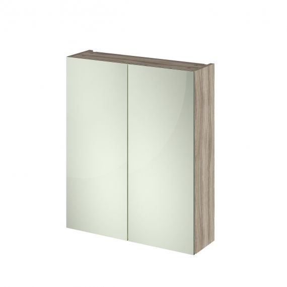 Nuie Driftwood 600mm Mirror Unit (50/50)