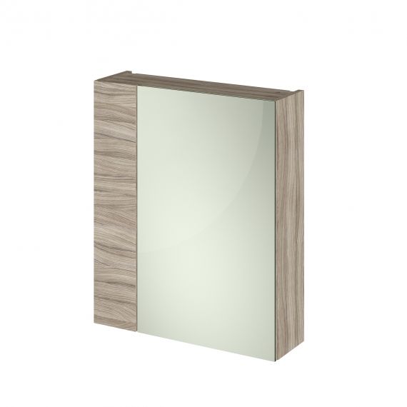 Nuie Driftwood 600mm Mirror Unit (75/25)