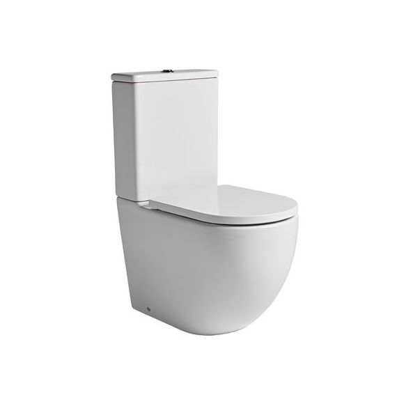 Tavistock Orbit Rimless Fully Enclosed Close Coupled Toilet With Seat