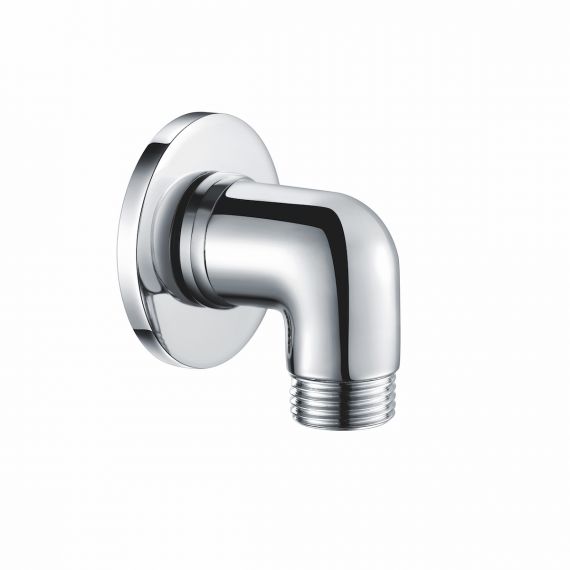 Scudo Chrome Traditional Elbow Shower Wall Outlet