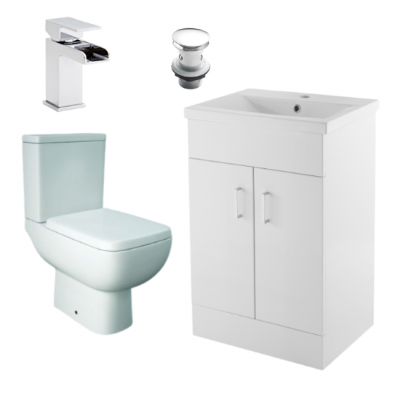 Phase Series 600 Furniture Suite Package With 500mm Vanity Unit