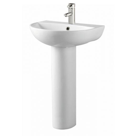 Kartell Kameo 500mm One Tap Hole Basin With Pedestal