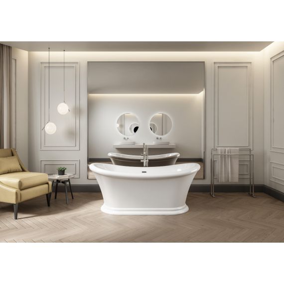 Charlotte Edwards Purley 1700 x 740mm Freestanding Boat Bath CE11024