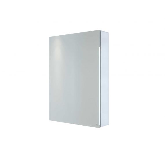 RAK-Gemini 500x700 Alluminium Single Door Mirrored Cabinet with adjustable shelves