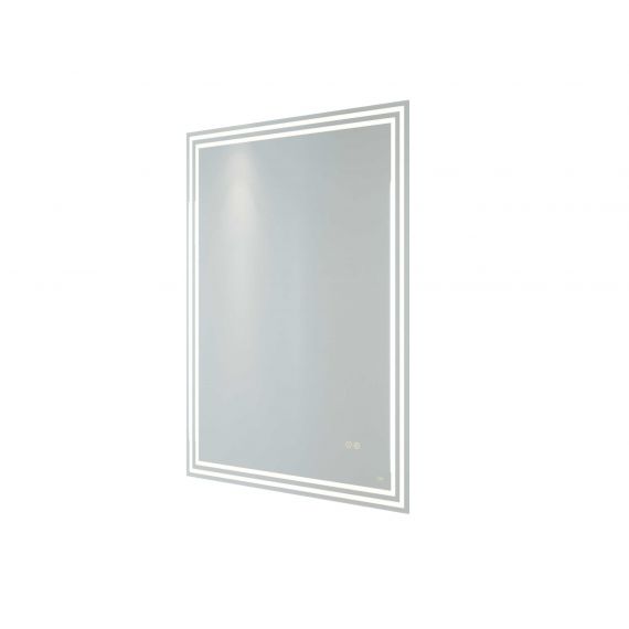 RAK-Hermes 600x800 LED Illuminated Portrait Bluetooth Mirror with demister,shavers socket and touch sensor switch