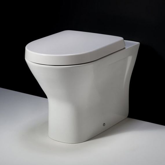 RAK Resort Back to Wall Comfort Height Toilet Pan With Soft Close Seat 425mm