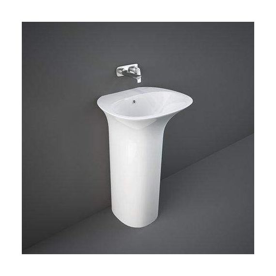 RAK Sensation Free Standing Wash Basin - No tap hole - Alpine White