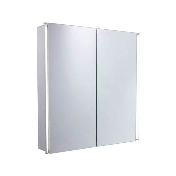 Tavistock Sleek Double Door Mirror LED Cabinet (Aluminium) SL60AL