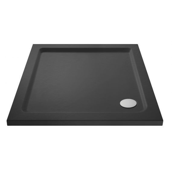 Nuie Slate Grey Square Shower Tray 700 x 700mm