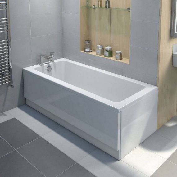 Supastyle 1700mm Acrylic Front Bath Panel White F05711