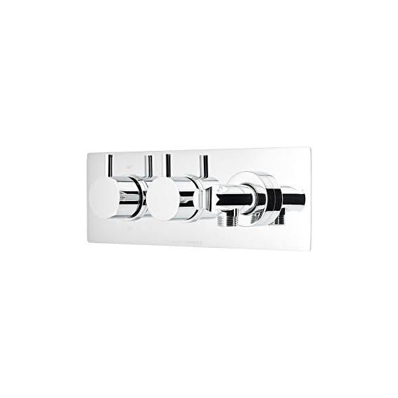 Roper Rhodes Event Round Dual Function Thermostatic Valve with Outlet
