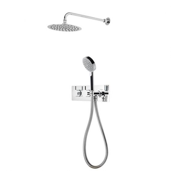 Roper Rhodes Event Round Dual Shower System with Fixed Shower Head SVSET70