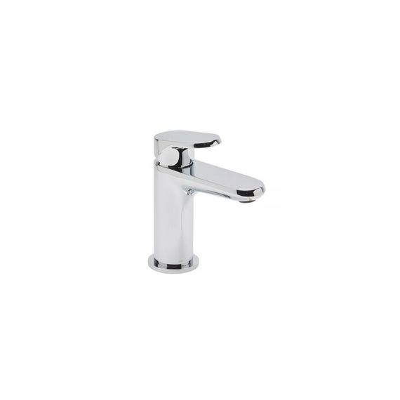 Roper Rhodes Clear Mini Basin Mixer with Click Waste - Chrome - T366102