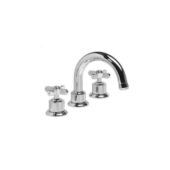 Roper Rhodes Wessex 3 Hole Basin Mixer with Click Waste - Chrome - T667902