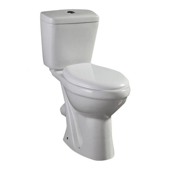 Vital Comfort Height Close Coupled WC Toilet inc Seat 