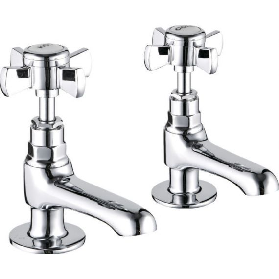 Tenby Traditional Crosshead Basin Taps