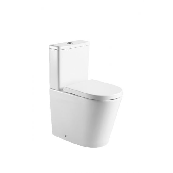 Ferrara Plus Rimless Comfort Height D Shape Toilet