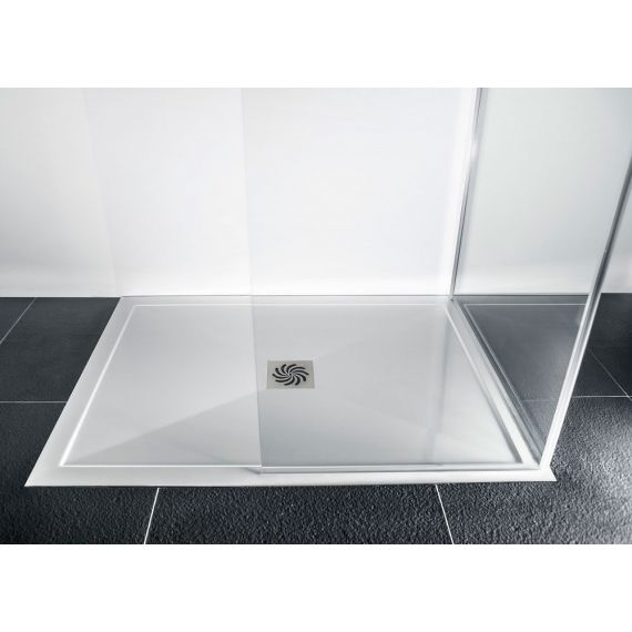 Rectangular 25mm 1700 x 800 Stone Resin Shower Tray and Waste