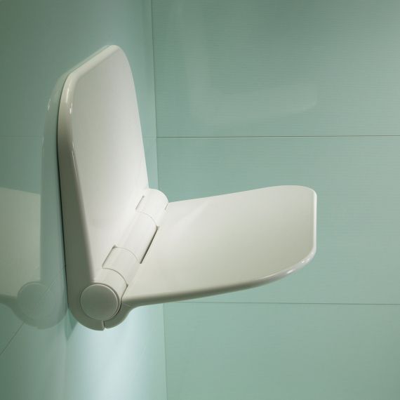 White Folding Seat for Wetroom TR7001