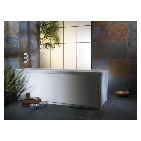 Roper Rhodes 1700mm Uno Front Panel with Plinth - White - BP4000W