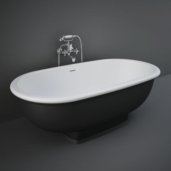 RAK-Washington Freestanding Bath Tub in Black