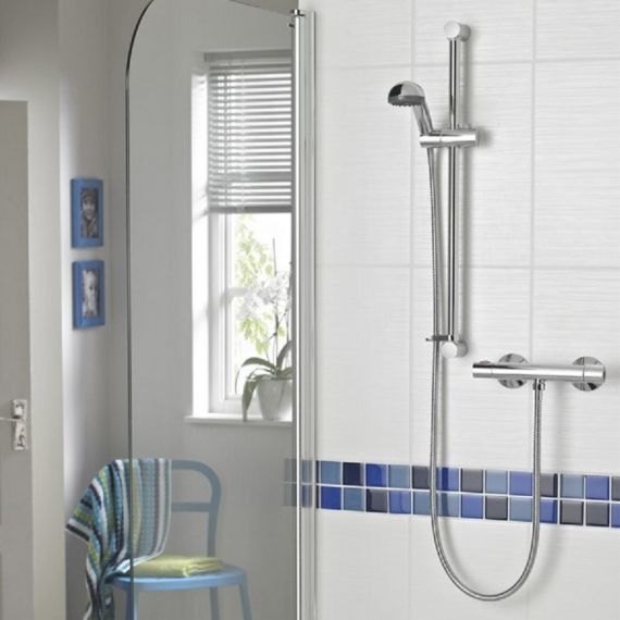 Bristan Zing Safe Touch Shower Bar Mixer With Kit