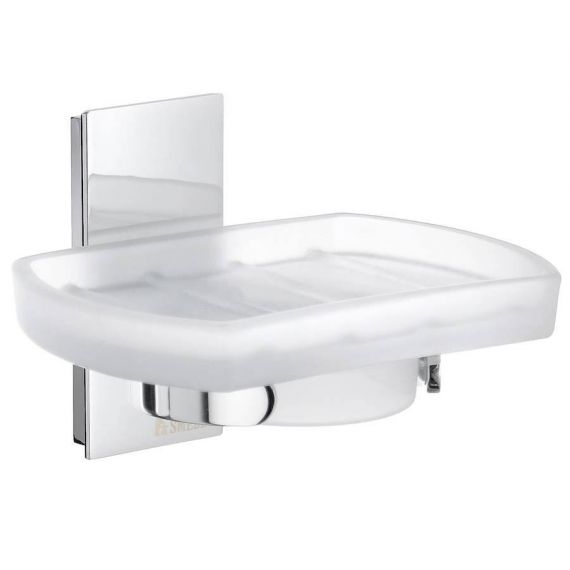 Smedbo Pool Holder with Glass Soap Dish ZK342